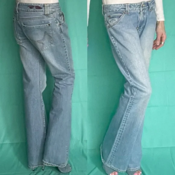Reo Starr Flare vintage jeans Sz 27 - Picture 9 of 17